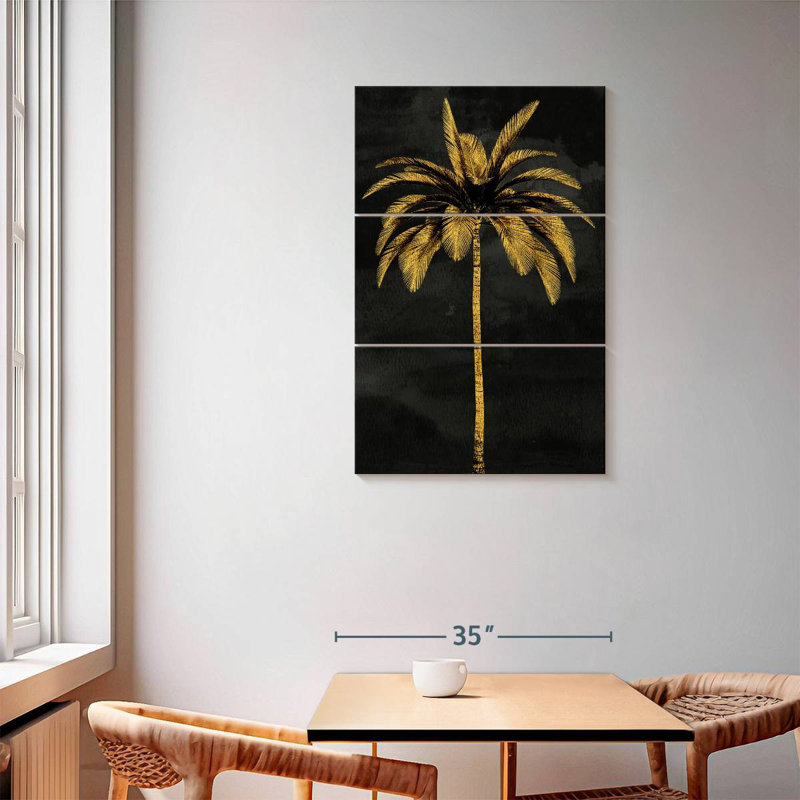 Harnek Dark Golden Palm, 57" H x 36" W