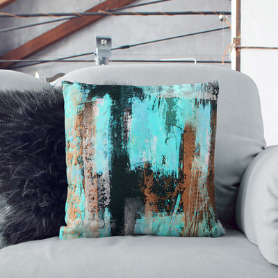 Abstract Square Throw Cushion