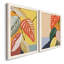 Plante tropicale I - ensemble de 2 peintures sur toile encadrées-465490503-465490524