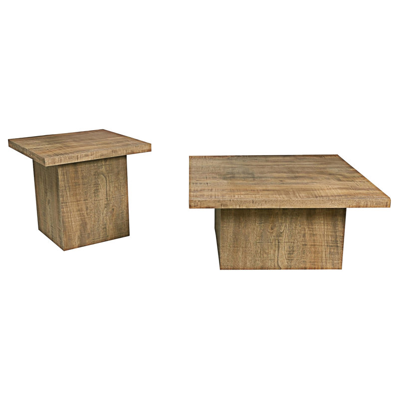 Ensemble de tables basses carrées