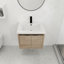 Armoire de salle de bain flottante avec évier à fermeture en douceur-2080578405