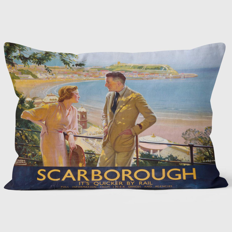 Scarborough - It’s Quicker by Rail’ LNER 1923-1947 - National Railway Museum Cushion