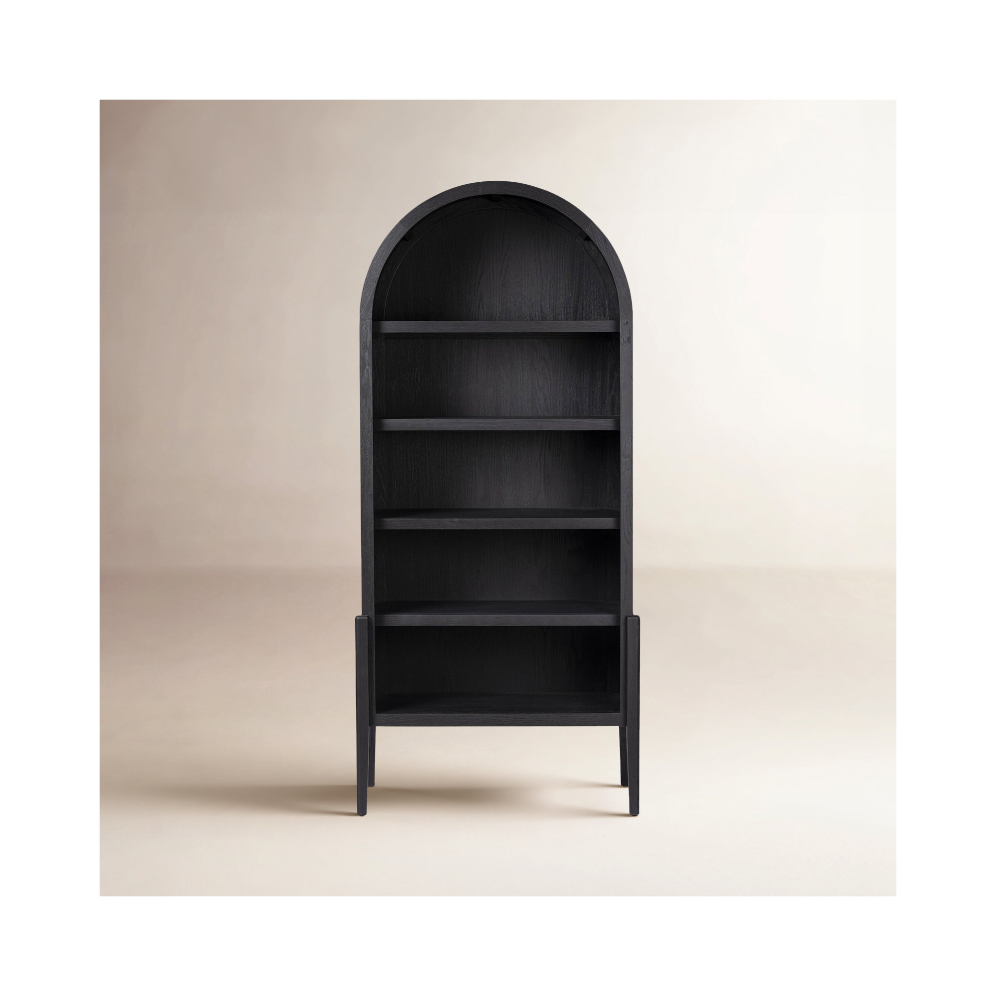 Errol Standard Bookcase, Drifted Matte Black