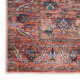 Lisle Machine Washable Persian Rust Multicolor Area Rug