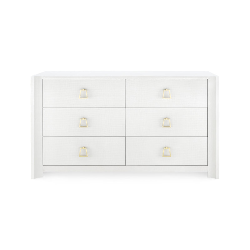 Audrey 6 - Drawer Dresser, Cream