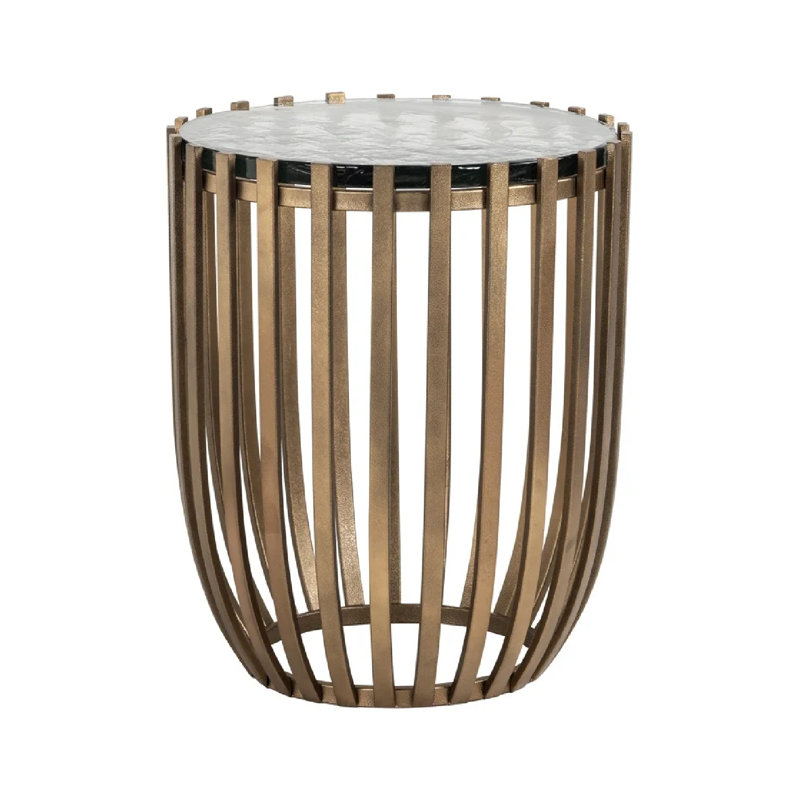 Table de bout en verre