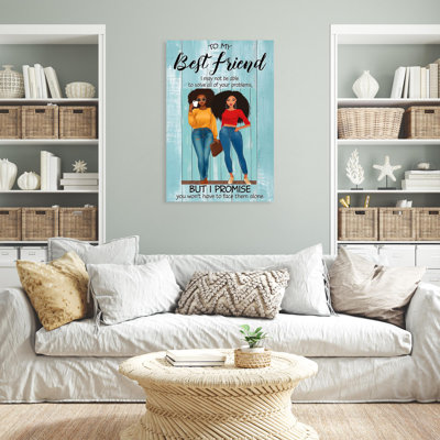 «Ingbert To My Best Friend», reproduction d'art graphique sur toile tendue