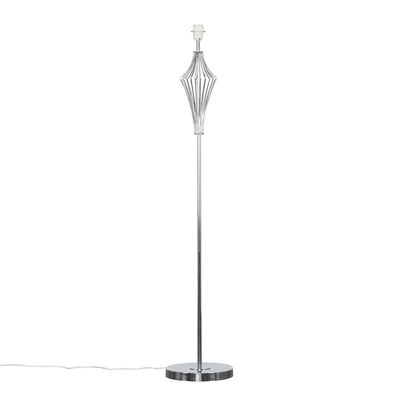 Feuer 132.5cm Traditional Floor Lamp, Chrome