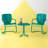 Burley Outdoor Conversation 3 Piece Seating Group-140158925
