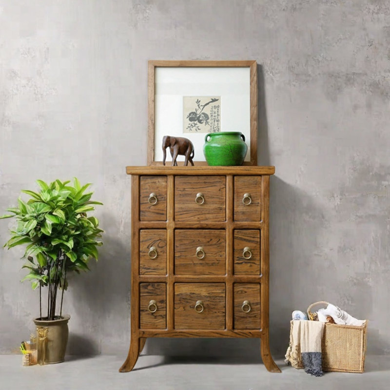 Nine-Drawer Console Cabinet