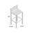 Claudia Amarria 29.92" Patio Bar Stool