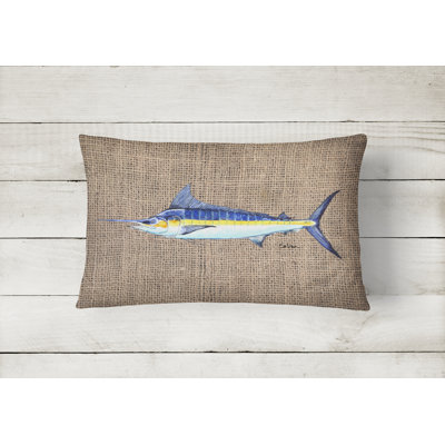 Marlin Indoor/Outdoor Throw Pillow