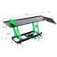 Élévateur pneumatique pneumatique 1000 lb Table élévatrice de capacité mobile pour VTT / motocyclettes, cric manuel / pneumatique robuste avec rampe amovible