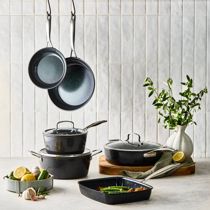 Cuisine::pro® GREEN STONE 9-Piece Cookset