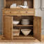 Ash Wood Frame Sideboard Cabinet with Storage