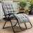 Folding Outdoor Lounge Chair With Cushion&Side Tray - Ideal For Camping, Patio, And Lawn Relaxation-1462856073