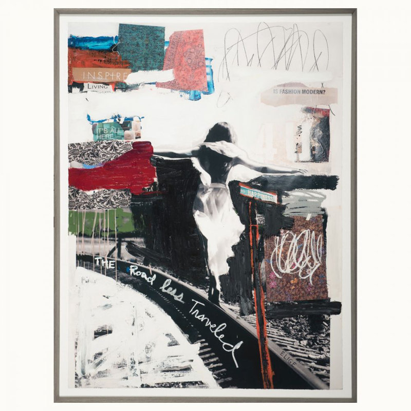 Happiness Road Print by Elige