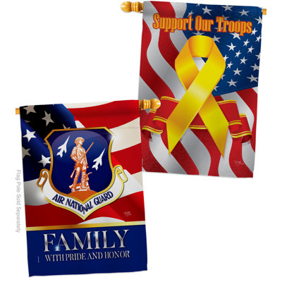 Double Sided 40'' H x 28'' W Polyester House Flag