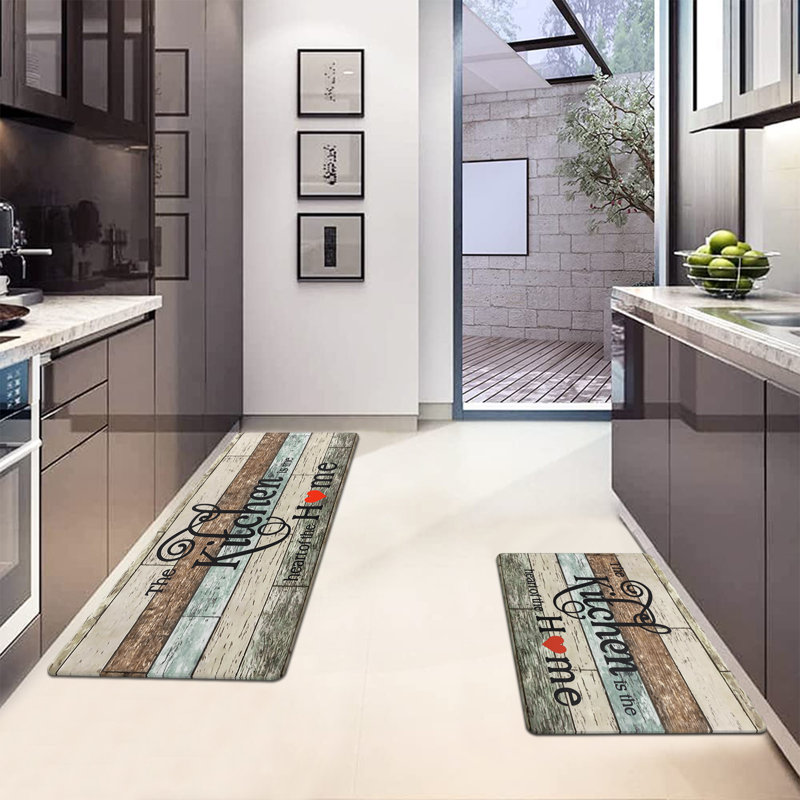 Annagail Anti-Fatigue Non-Slip Kitchen Mat (Set of 2)