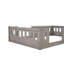 Lit plateforme simple en bois Guardrail - Assemblage facile avec assemblage naturel-1966572190