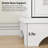 Two Door Rattan Storage Cabinet With Adjustable Partition