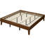 Base de lit plateforme en bois avec lattes en contreplaqué-491681832-491681834
