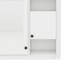 Armoire murale de salle de bain 32 "avec miroir, rangement pour pharmacie au-dessus de la toilette avec 3 tablettes réglables et porte miroir