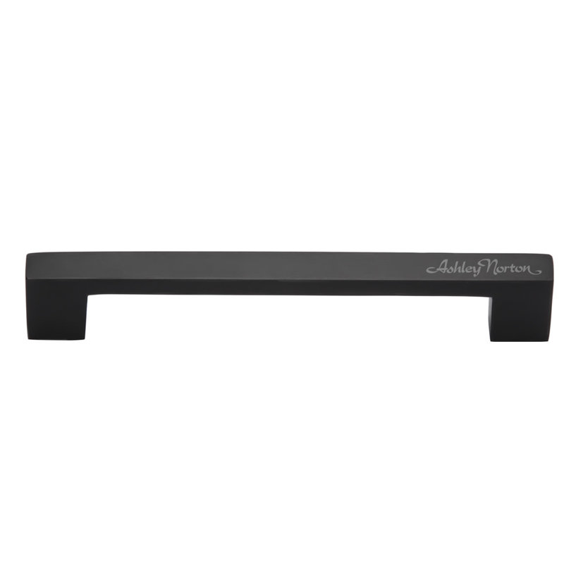 Urban Cabinet Bar Pull, Flat Black, 6"