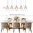 Abner Metal Pendant with Bark-Textured Glass Shades-1188212124