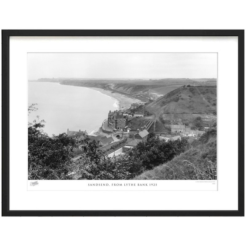 Sandsend, From Lythe Bank 1925 by Francis Frith - Single Picture Frame Print, 60cm H x 80cm W x 2.3cm D