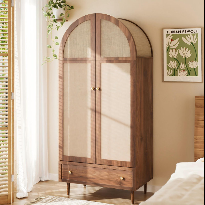 2 Door Manufactured Wood Wardrobe