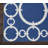 Pindall Geometric Tufted Navy Blue Outdoor Area Rug-1906462576