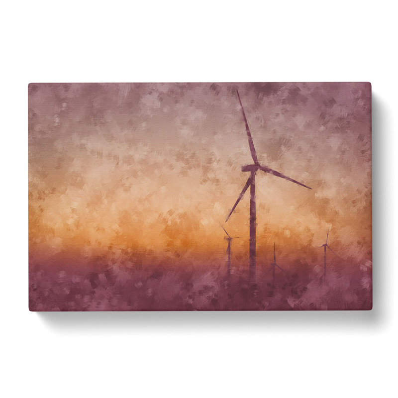 Wind Turbines Vol.1 - Wrapped Canvas, 40cm H x 60cm W x 3cm D