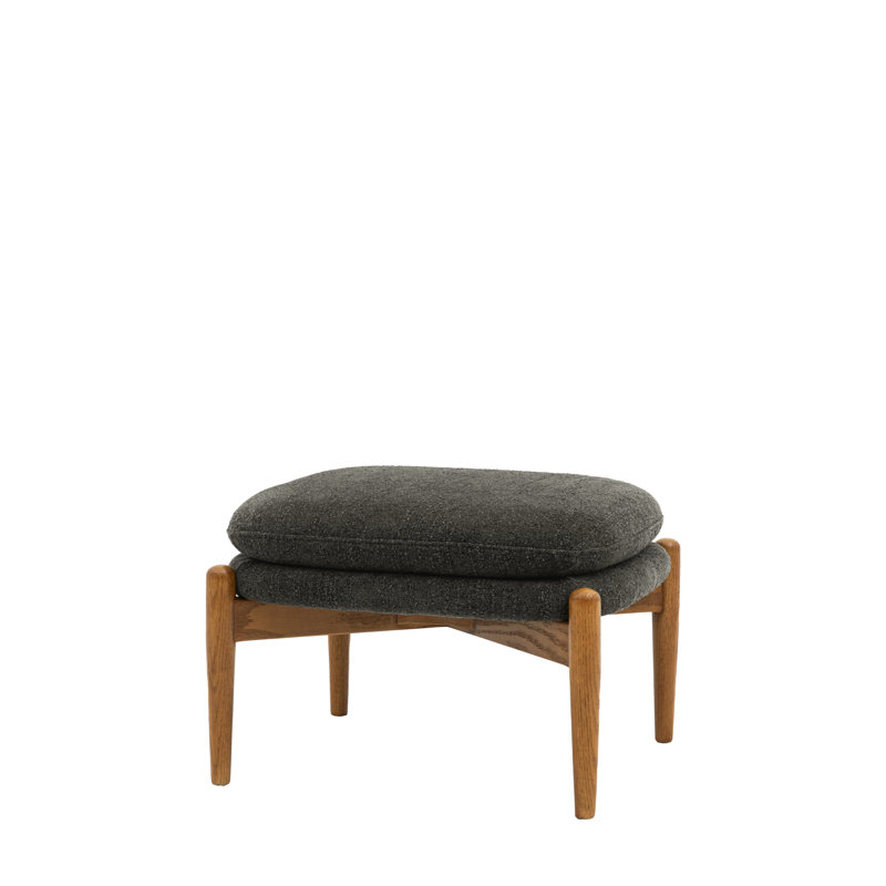 Manufactured Wood Accent Stool, Charcoal 