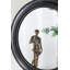 Miroir mural 23,5 "avec cadre en bois noir