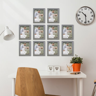 Wood Picture Frame - Set of 10