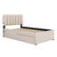 Lit plateforme tapissier avec lit gigogne-69841874