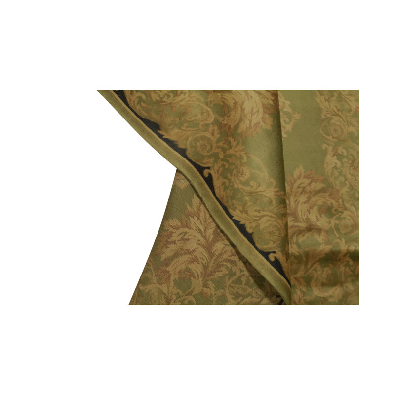 Tapis vert noué à la main de haute qualité