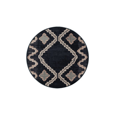Machine Washable Gray Area Rug