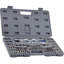 Ensemble de robinets et de matrices, ensemble de robinets 60 PCS métriques et sae avec étui de rangement en métal, enfileur de tuyaux en acier au carbone pour l'intérieur et l'extérieur, ensembles de tarauds et de matrices utilisés pour créer de no