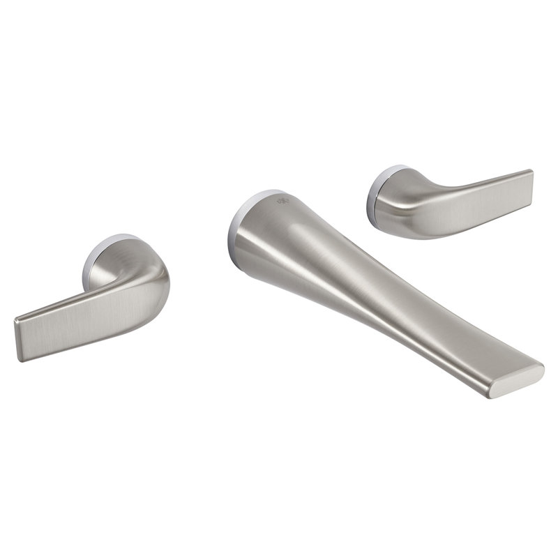 Modulus Wall Mounted Bathroom Faucet, Brushed Nickel