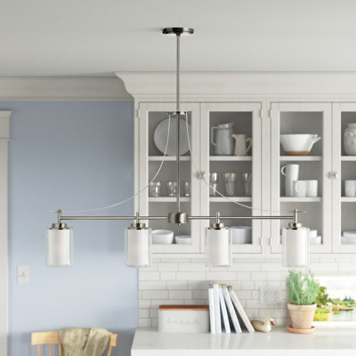 Elmwood Park Four Light Island Pendant from Generation Lighting 
