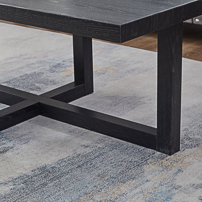 Valluri Contemporary Coffee Table, Black