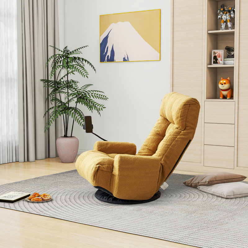 Sofa Lumbar Support Chairs For Living Room Suede Floor Chair With