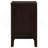 Garrett Cappuccino 2-Drawer Rectangular Nightstand