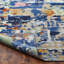 Wool Abstract Area Rug in Blue-529134433