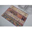 Tapis traditionnel turc traditionnel en patchwork de couleur verte - Idéal pour la décoration de tapis d'entrée 9258