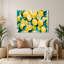 Art mural en métal fruits et citron brun-1090368170