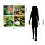 Waneta "Water Lilies" Frameless Free Floating Reverse Printed Tempered Glass Nature Scapes Wall Art