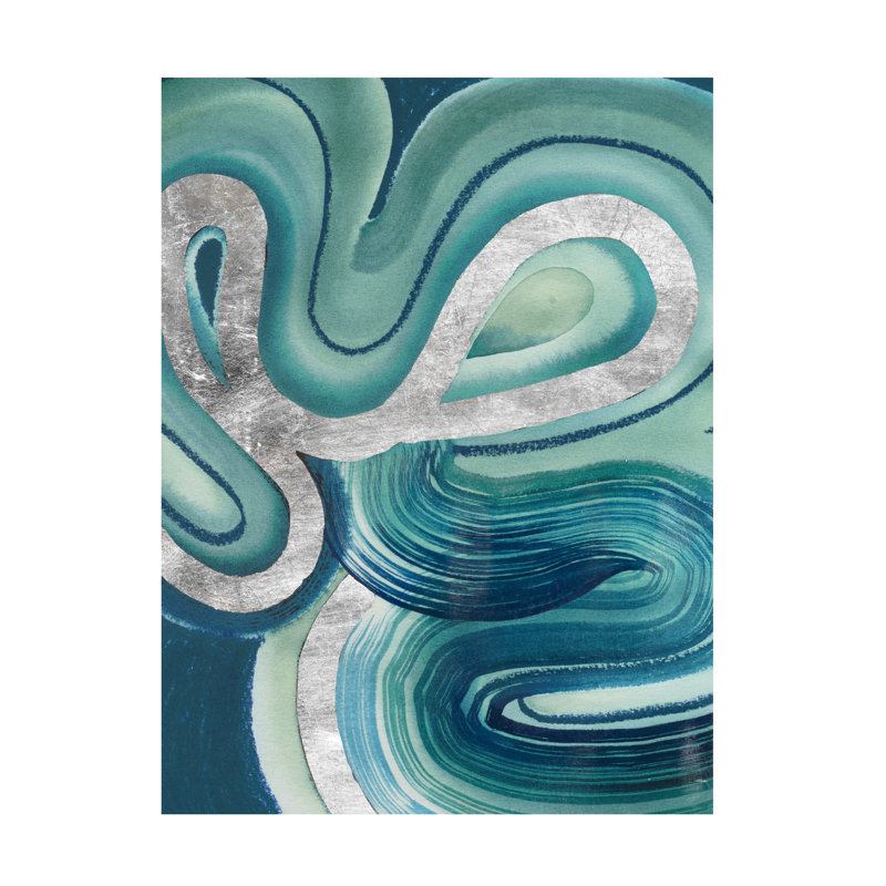 Art mural sur toile tendue - Grace Popp «Marine Soft Serve II» pour décoration de salon, de chambre à coucher ou de bureau - 24 x 32